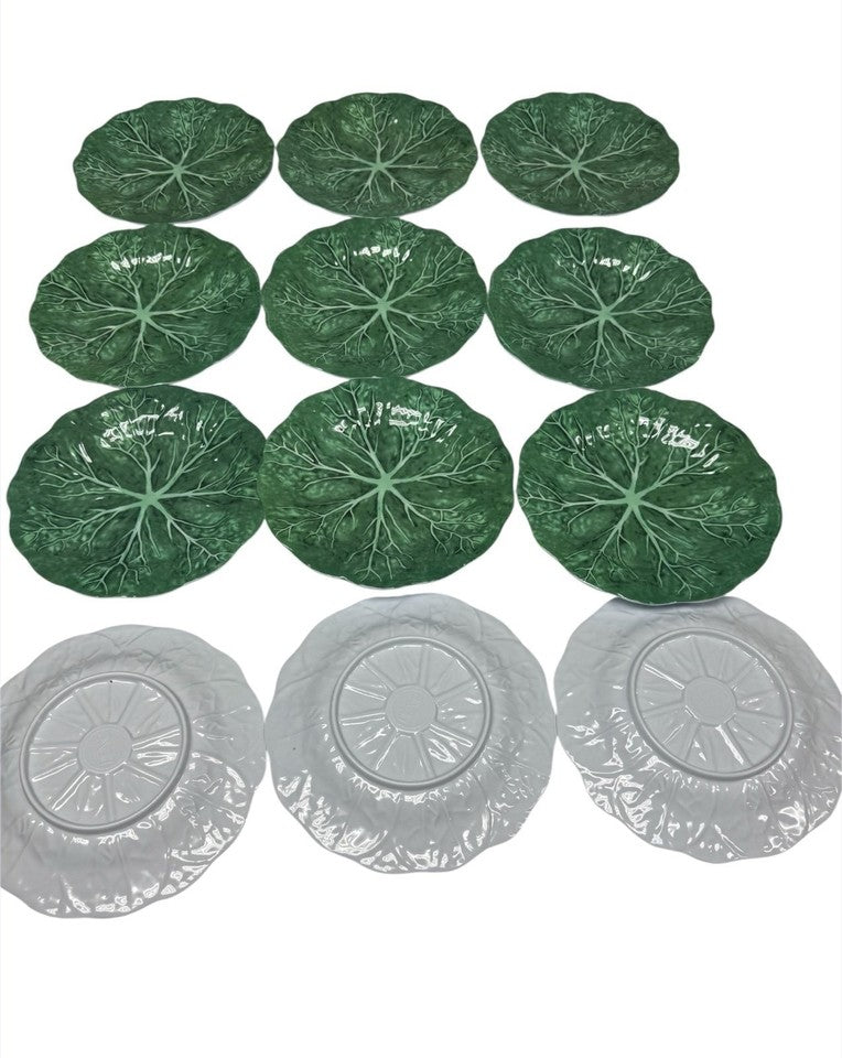 cabbage plates 8” inch set of 12 pcs new